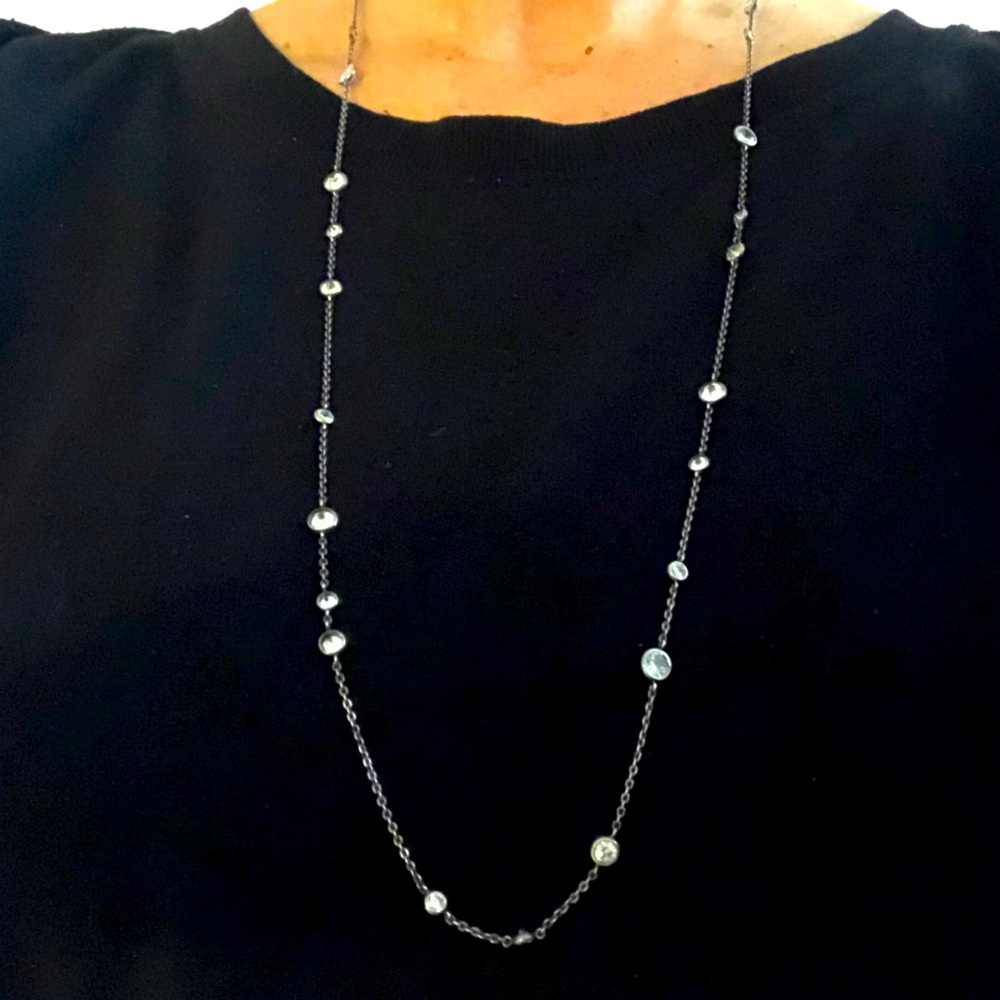 Silpada 32” Necklace with Crystals Retired